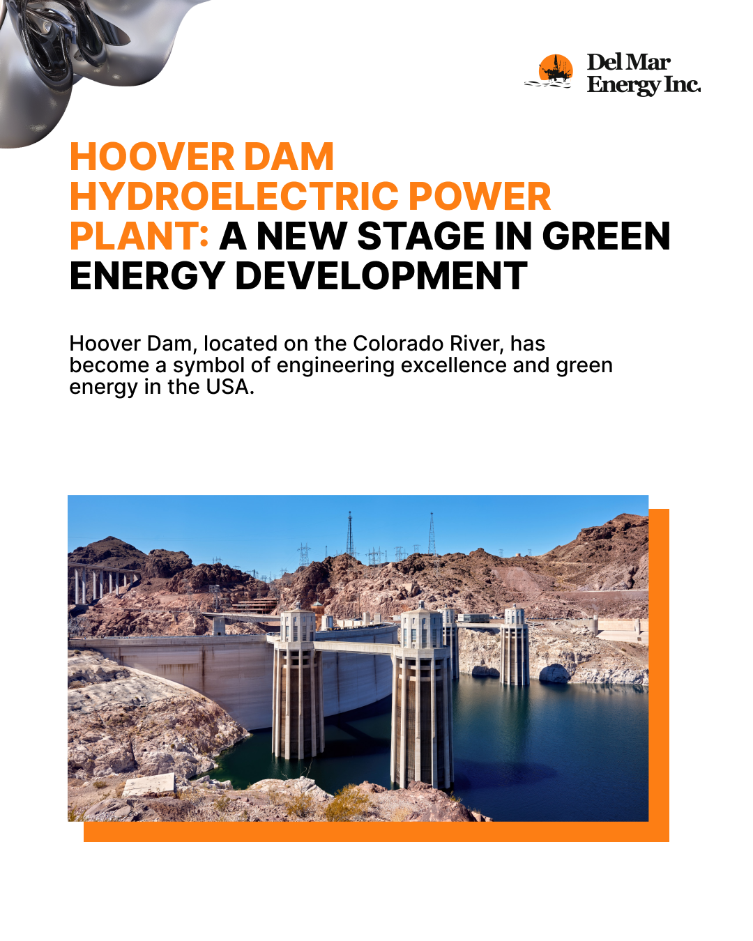 HOOVER DAM HYDROELECTRIC POWER PLANT - A NEW STAGE IN GREEN ENERGY DEVELOPMENT