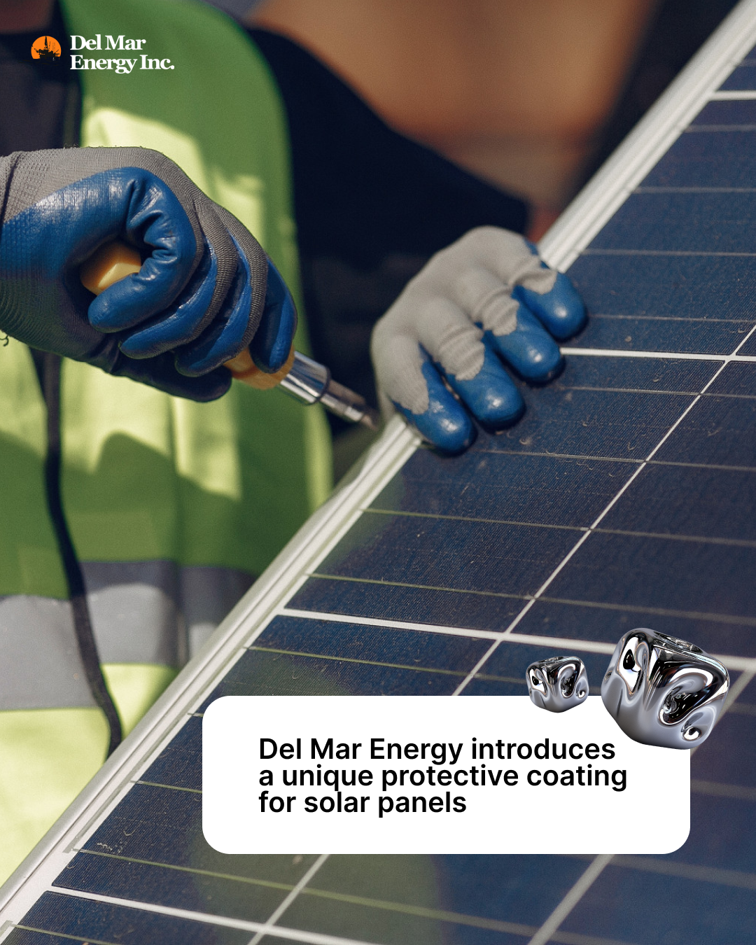 Del Mar Energy introduces its own ultra-durable solar panel coating