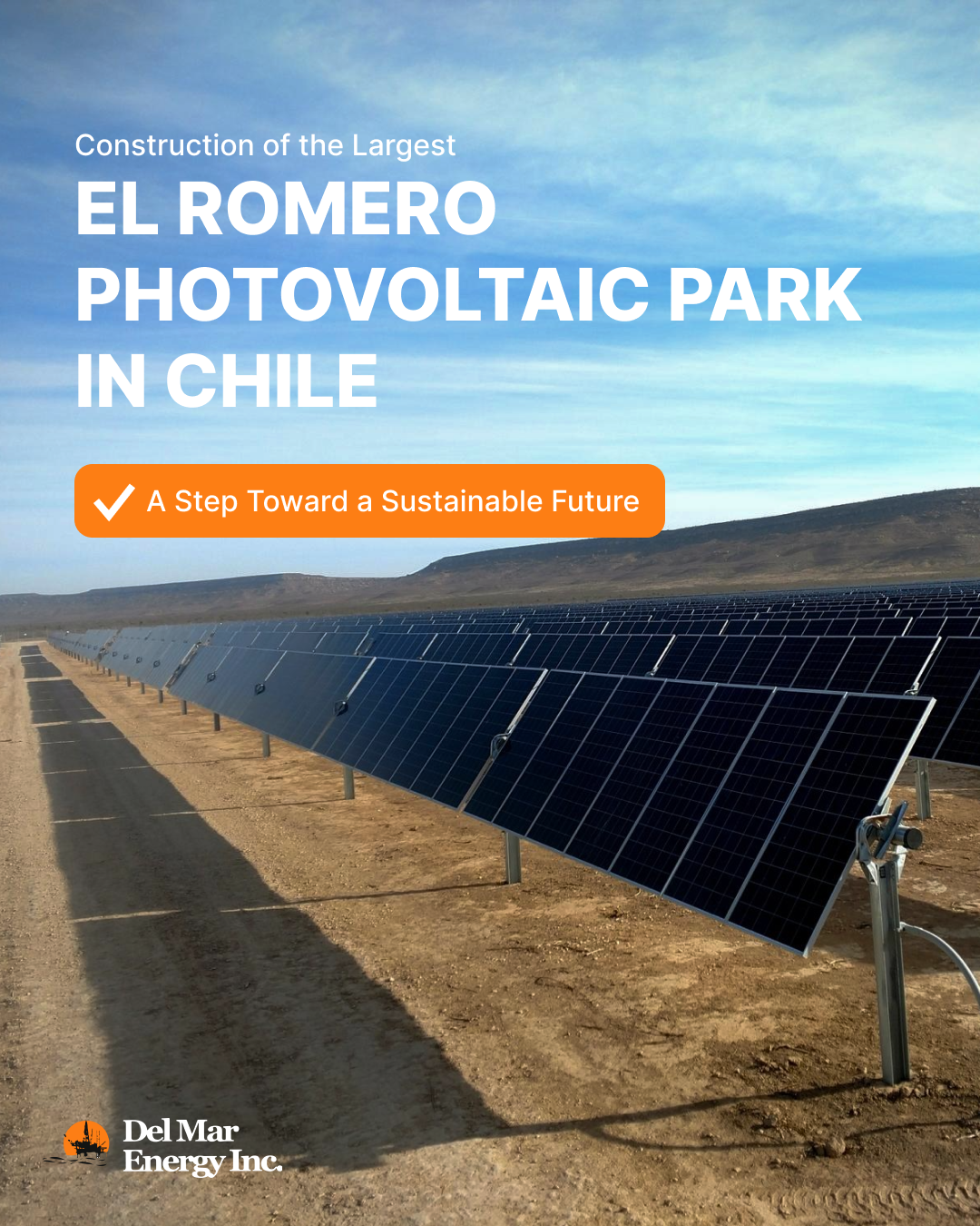 Del Mar Energy Constructs Largest Photovoltaic Park in Chile